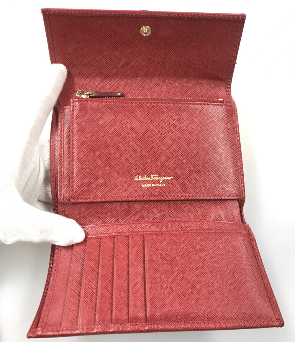 Salvatore Ferragamo Wallet Vara fold Tri